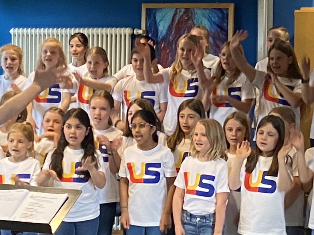 Grundschulchor in Aktion