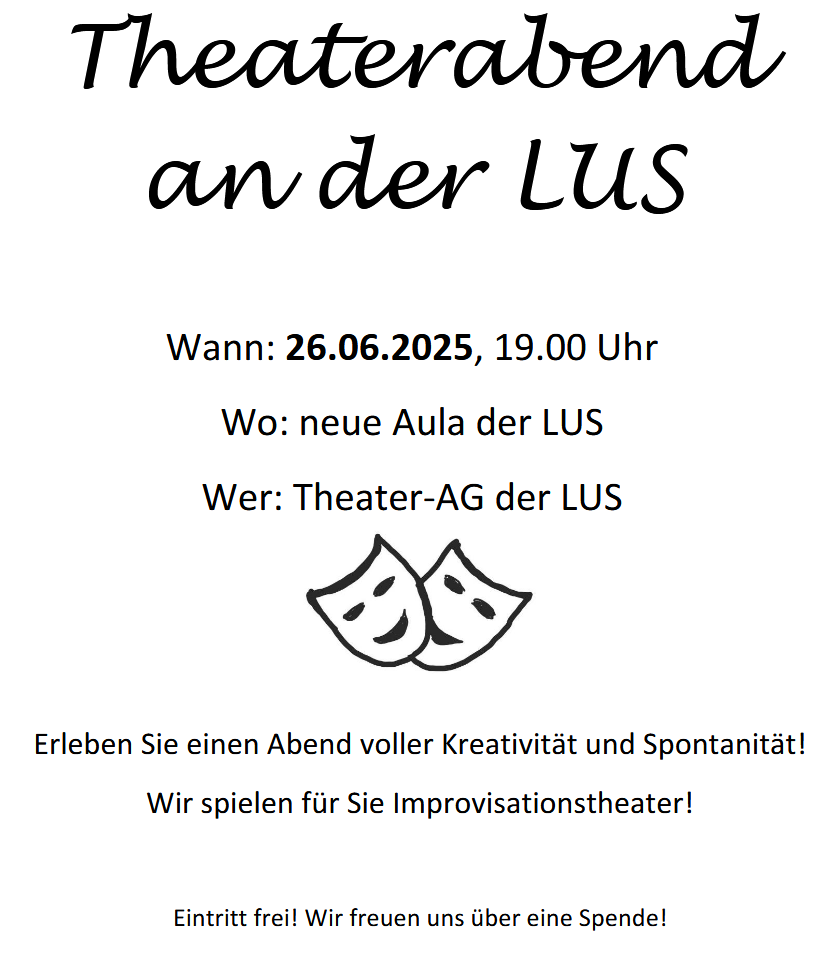 Theaterabend an der LUS
