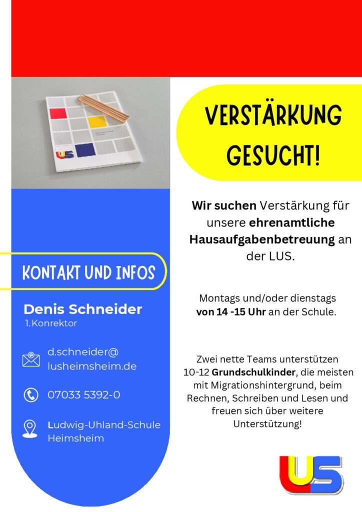 Hausaufgabenbetreuung